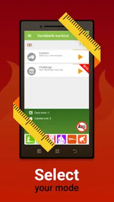 Fitness with dumbbells android App screenshot 4